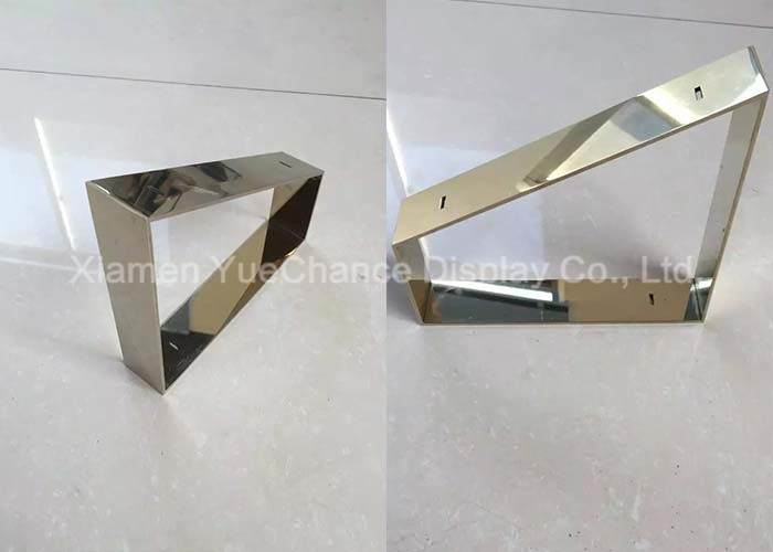 Bespoke Shape Metal Shoe Rack Display Shelves Custom Color Modern Style