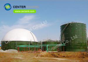 China 50000 Gallon Dark Blue Glass Fused To Steel Bolted Tanks For Drinking Water Storage on sale