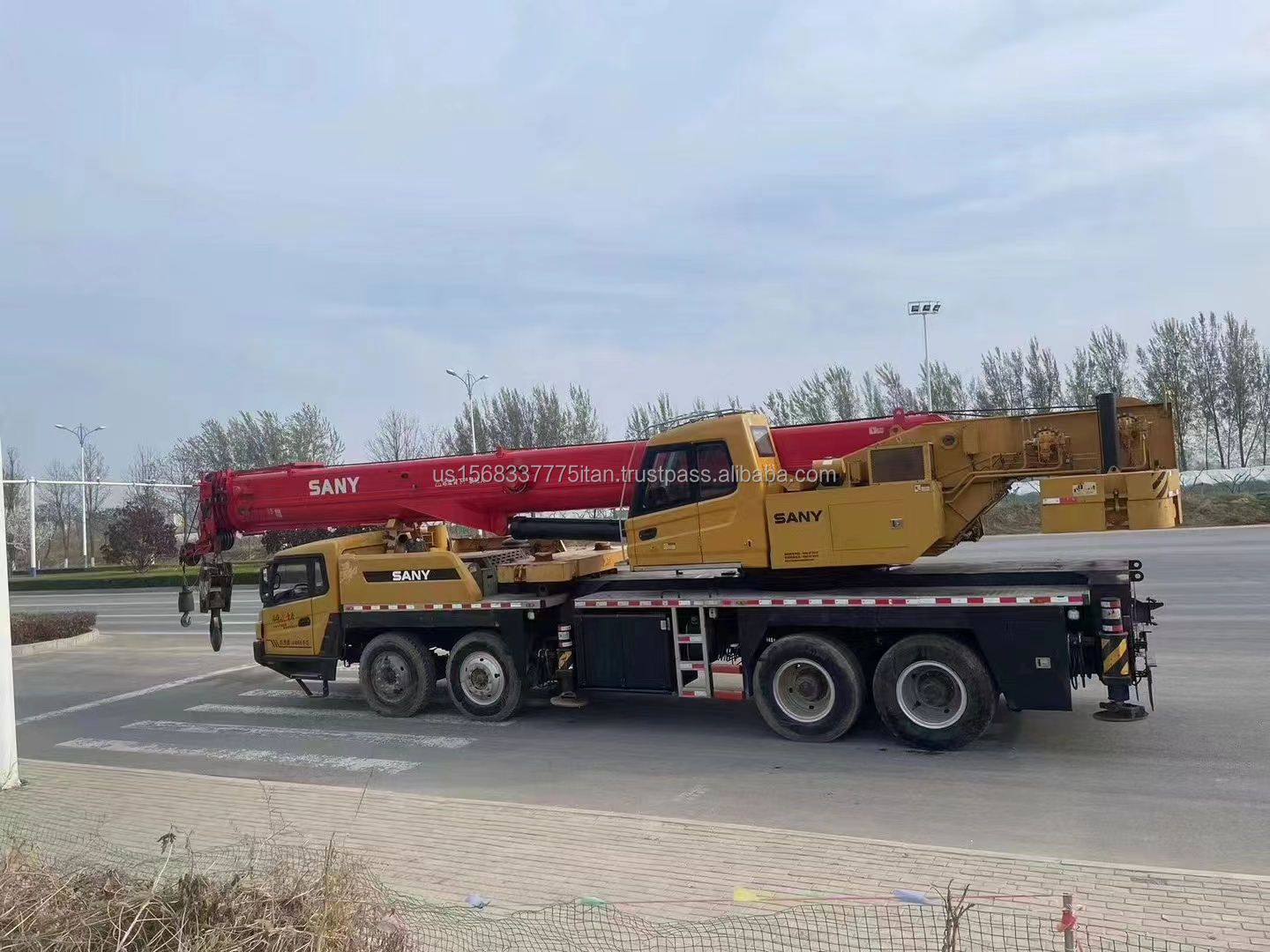 45000 kg Used SANY 200ton Cranes Machine with 1000-1500 Working Hours