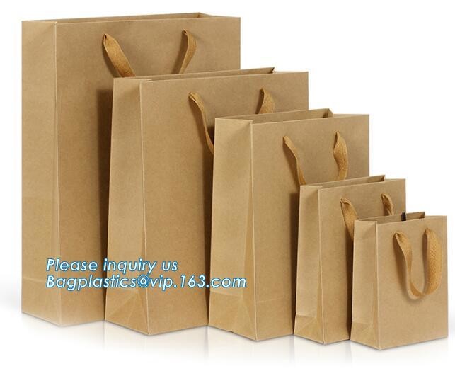 OEM Logo Printed Paper Packaging Bag Custom Good Quality Flower Carrier Bag,Art Paper Flower Carrier Bag Shopping Bags W