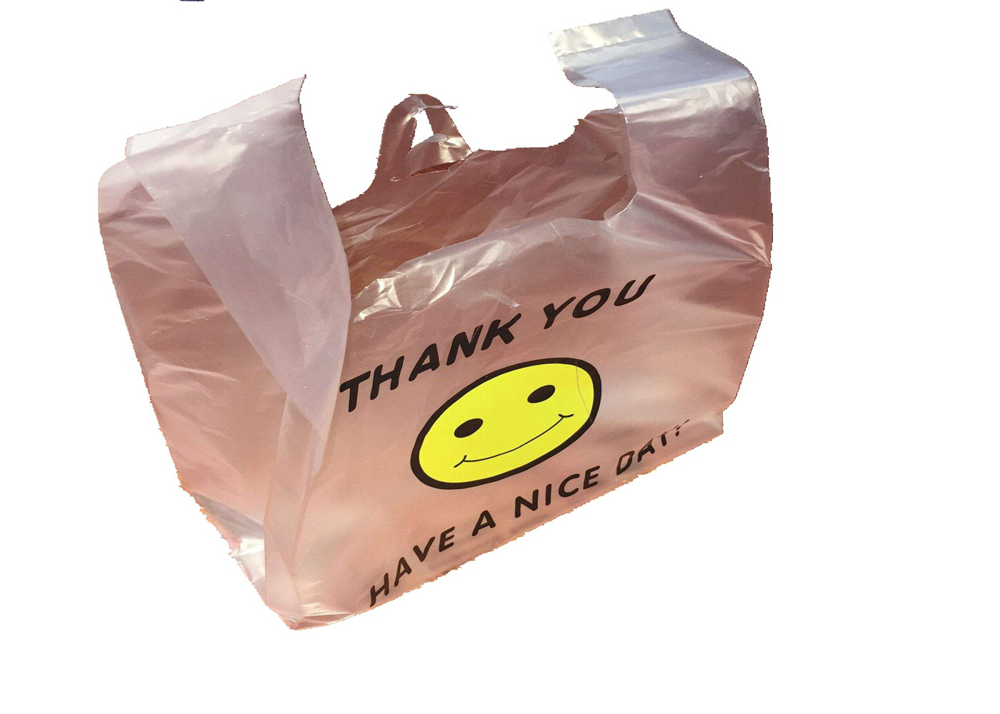 Colored PE LDPE HDPE Plastic Shopping Bags With Handles