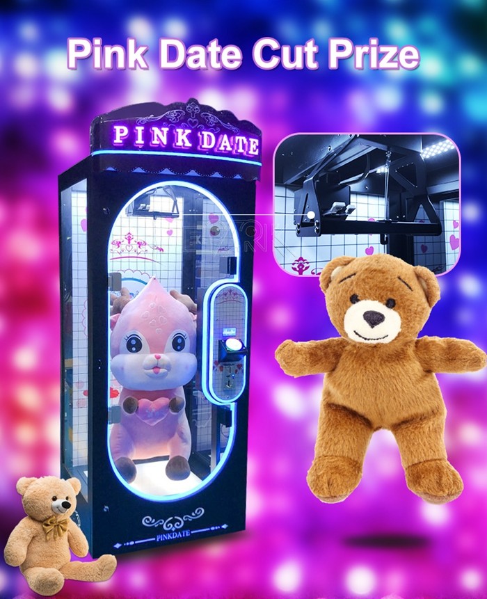 Pink Date Cut Prize coin amusement game machine for sale Video entertainment equipment