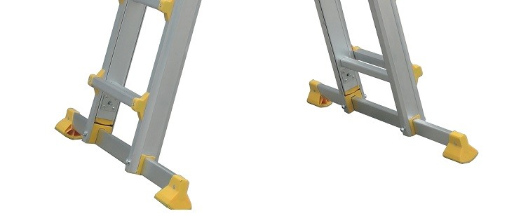 Lightweight Aluminum Telescopic Ladder 4x5 EN131 Aluminum Extension Ladder