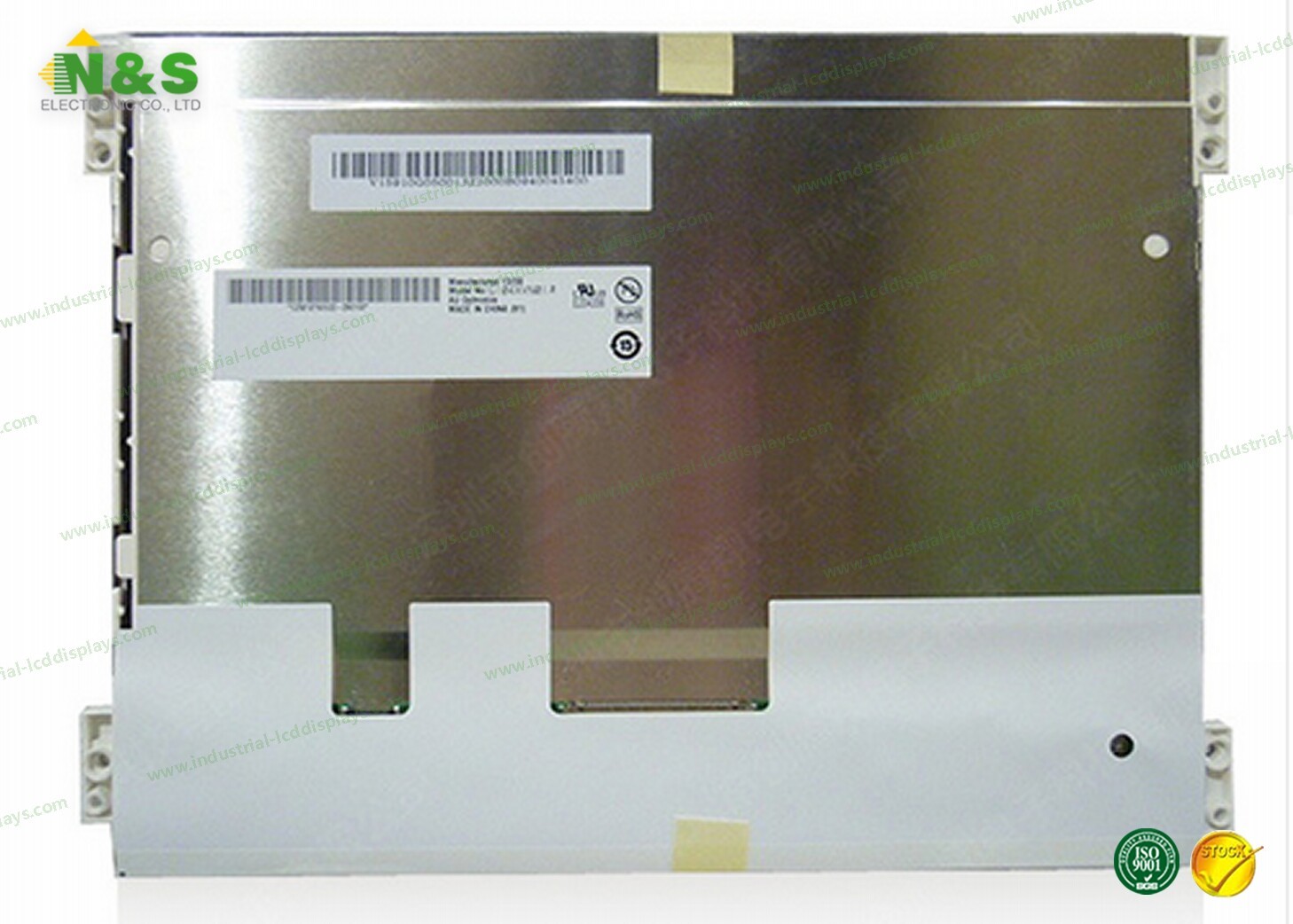 Antiglar 10.4 Inch TFT LCD Panel PSA Normally Black G104XVN01.0 1024 * 768 EPD Screen
