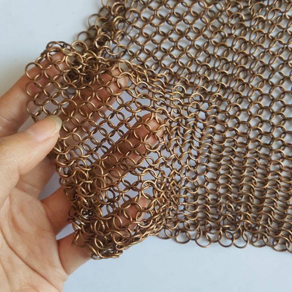5mm Decorative Metal Ring Mesh / Chain Mail Curtain SS316