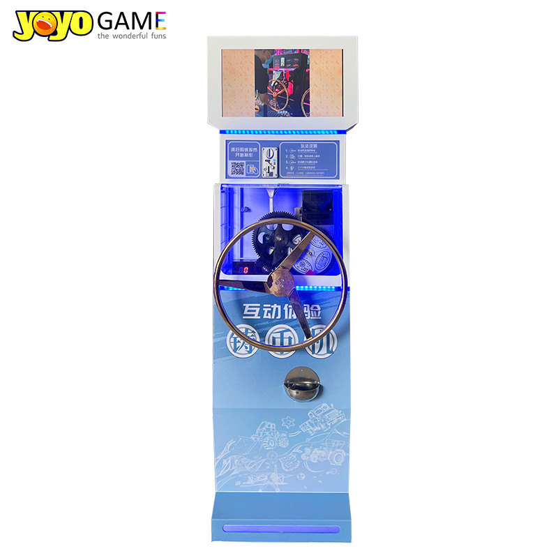 Souvenir Coin Penny Press Vending Machine with AD Advertisement Screen for Tourism