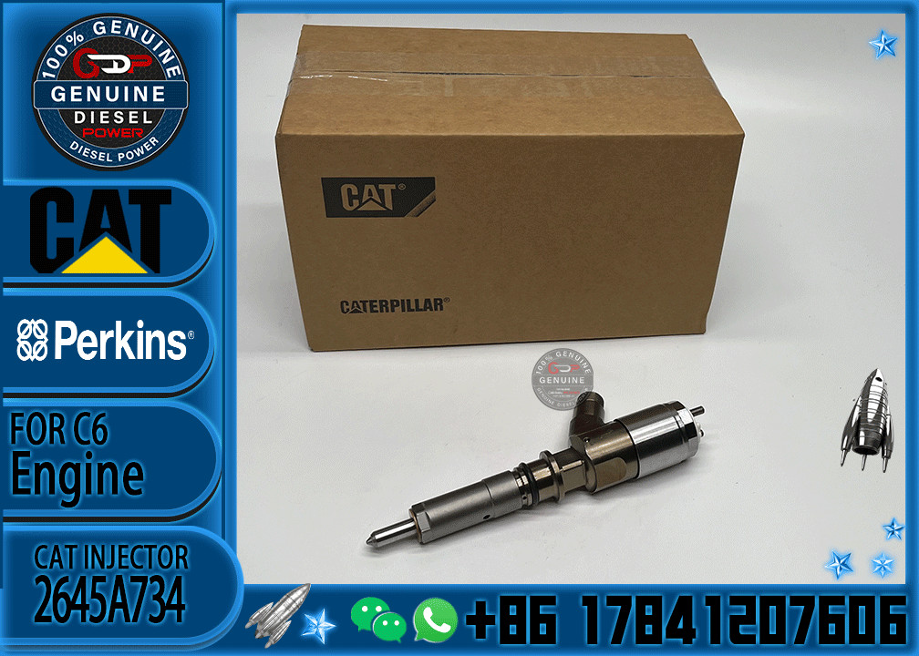Diesel Engine Fuel Injector Excavator Accessories Diesel Motor Parts 2645A734 for Caterpillar CAT 323D