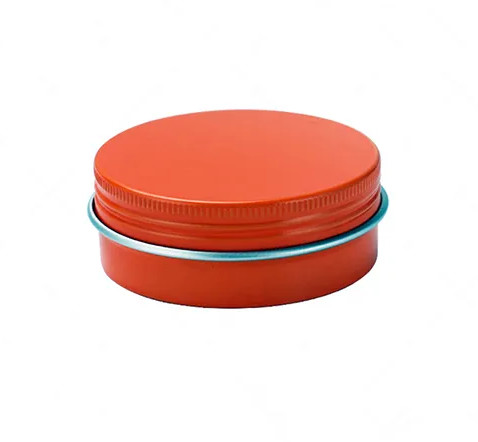 Colorful Top Round aluminum tin cans/Jar Containers Screw Cap for Cosmetics Packing