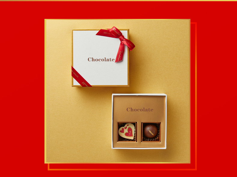 Paperboard Liner Type Chocolate Packaging Gift Boxes for Custom Design