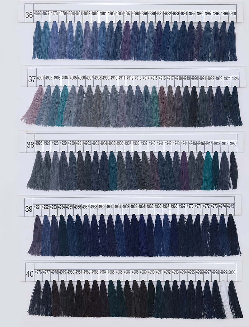 100g 3300y per Cone Polyester Sewing Thread 100% Spun Yarn 20s/3 in 1000 Colors