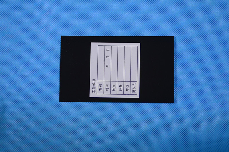 C169 Black high gloss fingerprint backing sheet