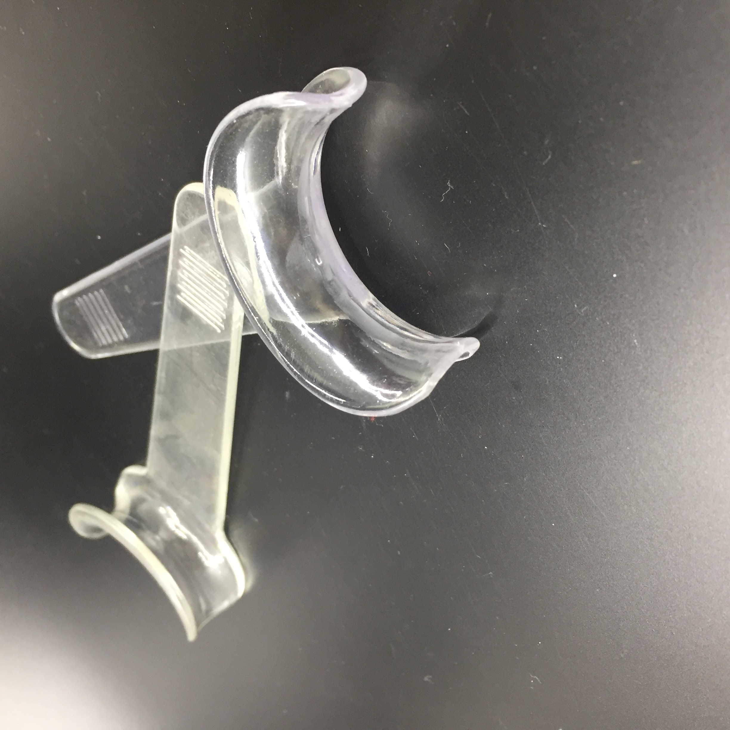 T Shape Dental Cheek Retractor , Single Span Plastic Cheek Retractor