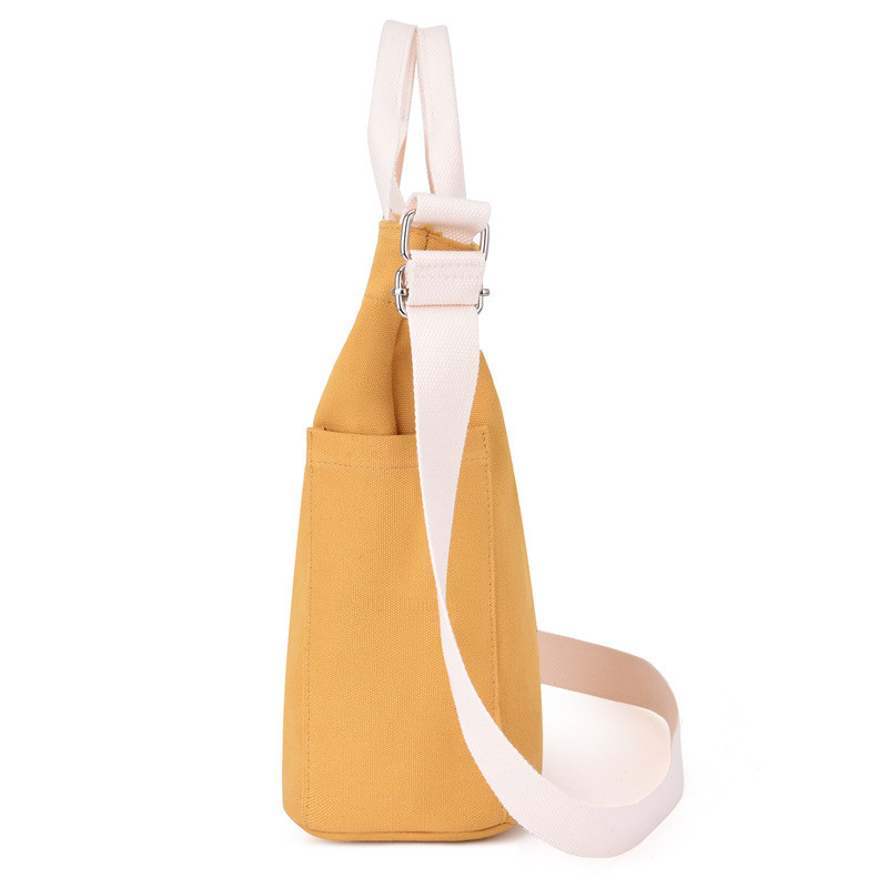 Full Color Custom Summer Canvas Crossbody Messenger Bag With Grommet Handle