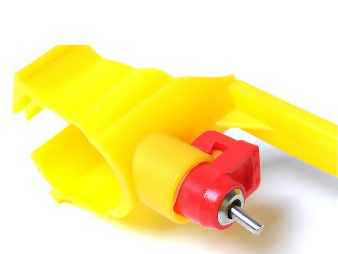3/4'' Automatic plastic chicken nipple drinker with drip cup for poultry/ quail/bird QL207
