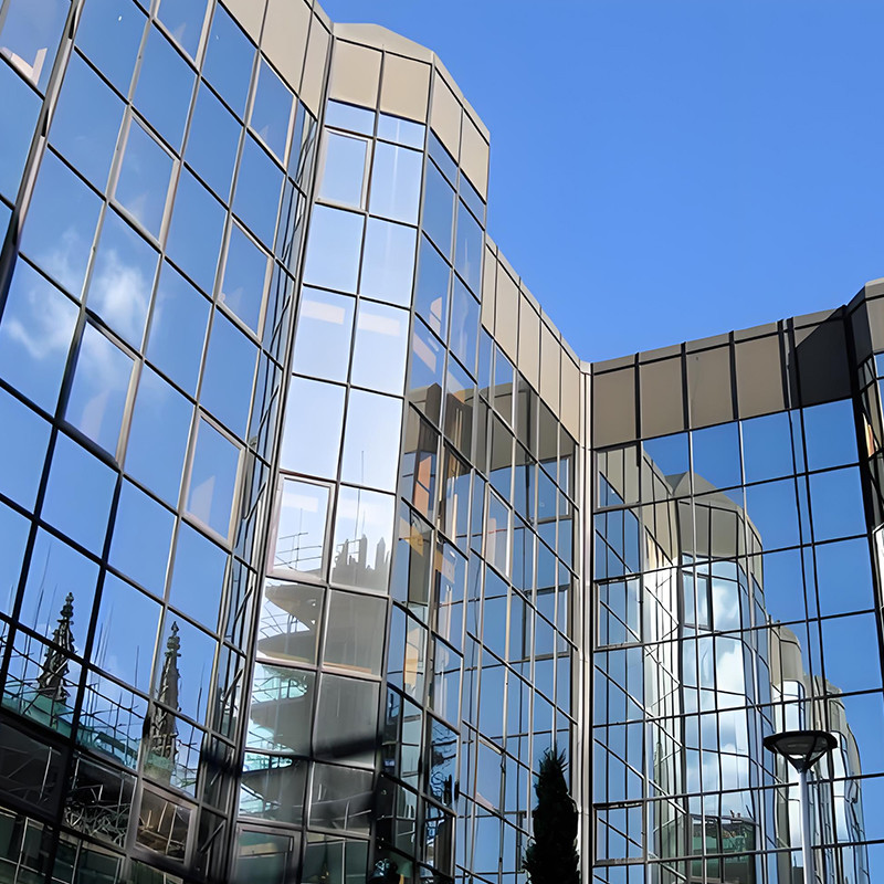 Aluminum Alloy Unitized Curtain Wall UV Resistant Thermal Insulation