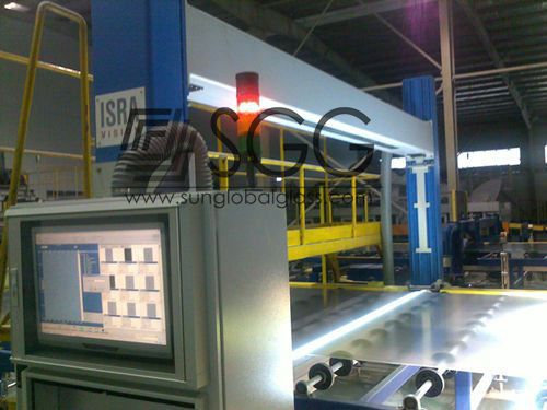 high quality Nashiji pattern tempered glass