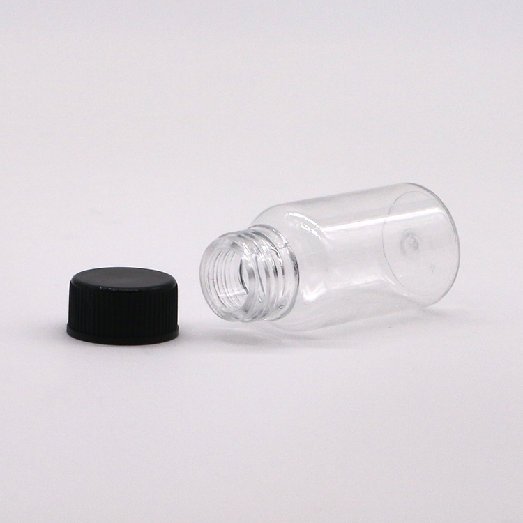 10mL Round Shape PET Plastic Bottle for Medicine Supplement Capsule Storage