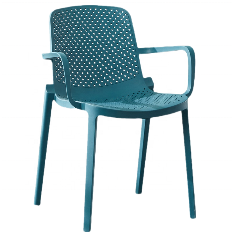Banquet Stackable Custom Colorful Outdoor Garden Chairs PP Plastic Plastic Dining Chairs with High Durability