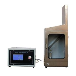 China ASTM D1230 Textile 45 Degree Flammability Tester Touch Screen Control on sale