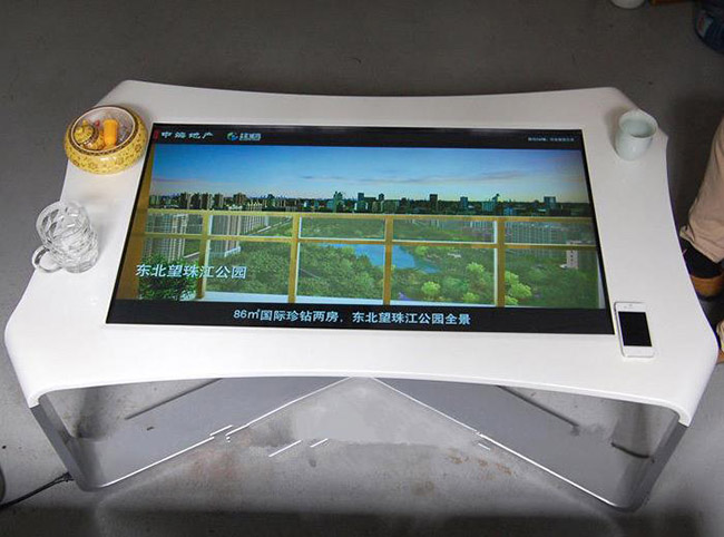 43 Inch Windows X-Type Interactive Multitouch Coffee Table With Touch Screen Indoor