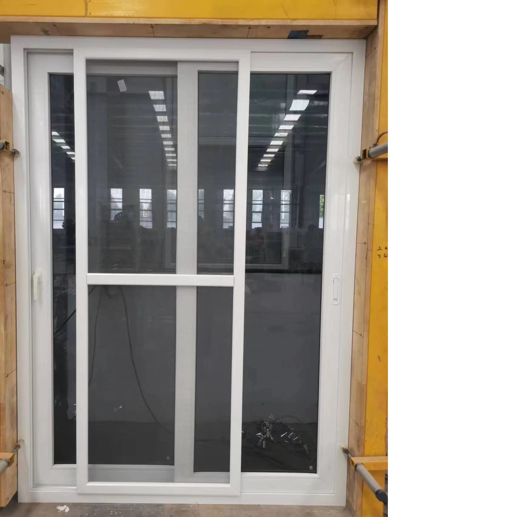 Custom Modern PVC Sliding Doors Double Tempered Glass Patio Door