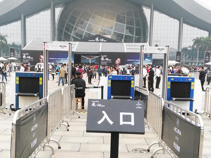 43 mm Steel Penetrate X Ray Baggage Scanner Machine In Subway Metro Railway