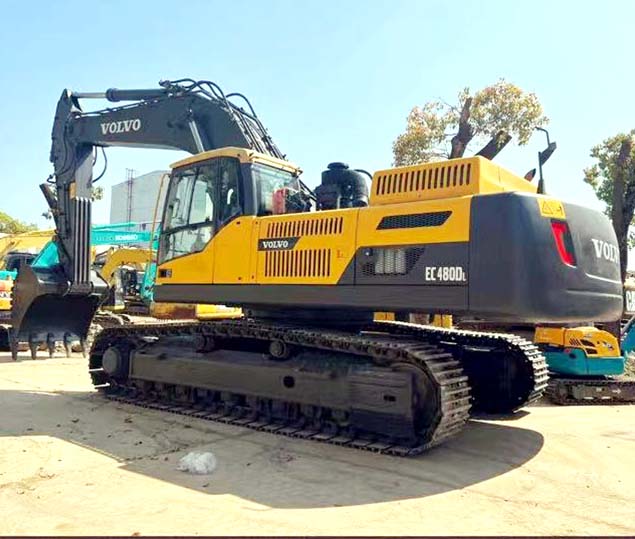 48 Ton Crawler Chain Volvo EC480 Excavator with 47900 KG Operating Weight in Shanghai