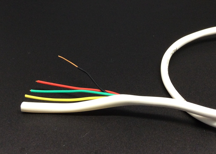 RJ45 Flat Telephone Wire 4 Core Flexible 7x0.16BC Copper Black PVC Indoor