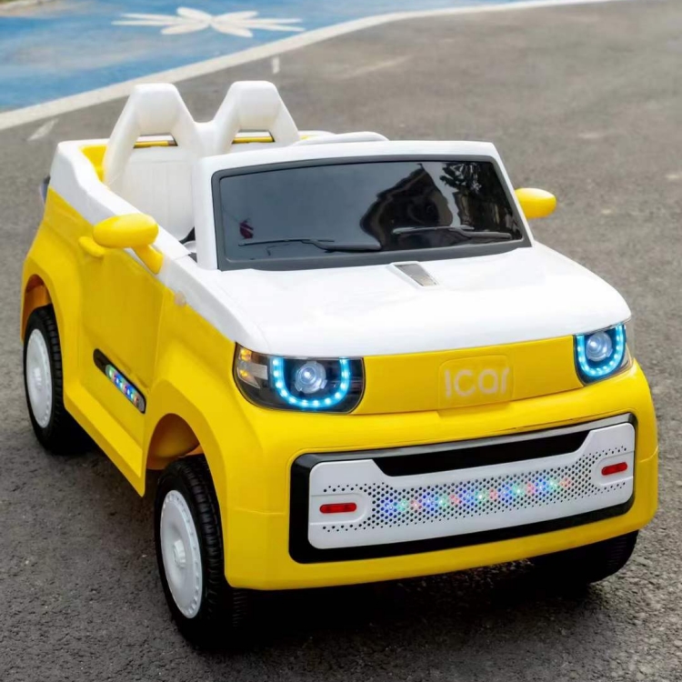 Four Wheels Battery Plastic Baby Kids Electric Toy with Remote Control 12V*390*2 Motor