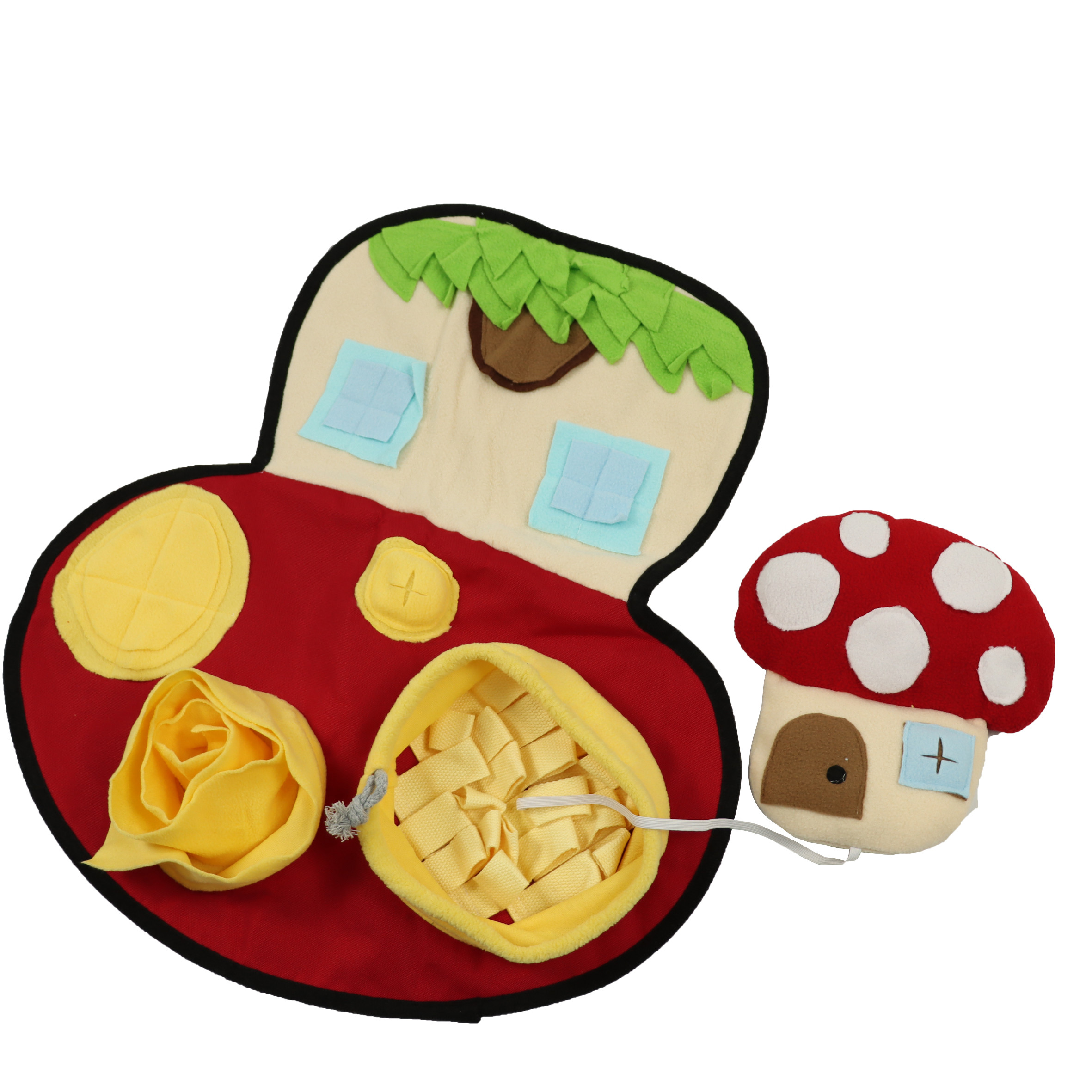 Food Pet Sniffing Mat Exercise Puppy Interactive Puzzle Toys Rug Dogs Activity Play 50cm
