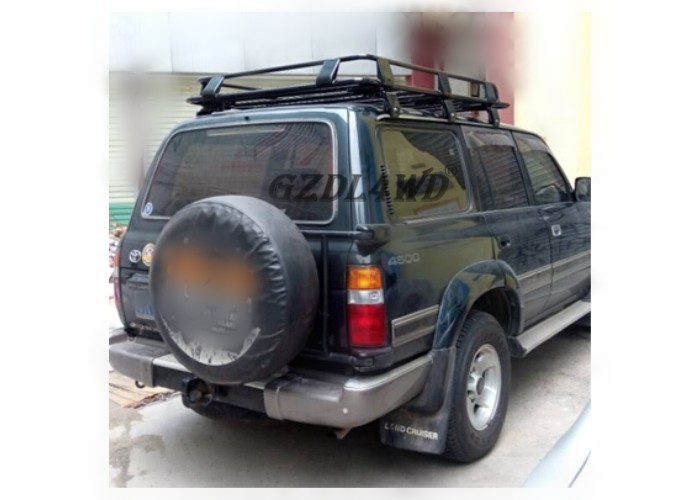 4X4 Universal Roof Rack Cargo Baskets Steel Material For Toyota Land Cruiser 80 Series