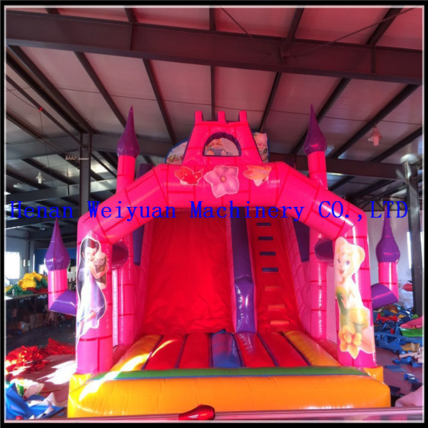 inflatable kids playground plastic slides,Silk-screen printing Inflatable Slide, kids inflatable toys