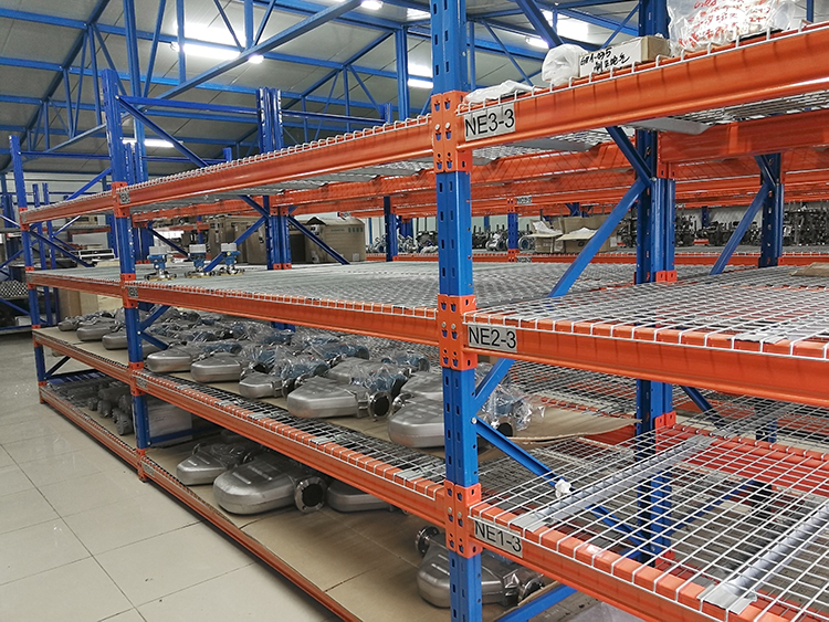 Galvanized Flared Wire Mesh Decking for Industrial Storage Pallet Racking 500-1400mm
