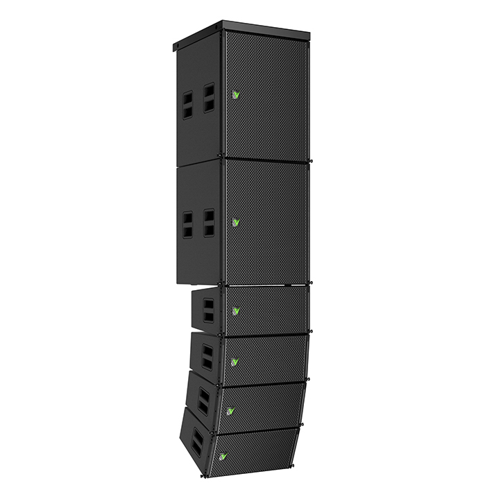Speakers Line Array Black Sound Indoor Outdoor Line Array 10 Inch Single
