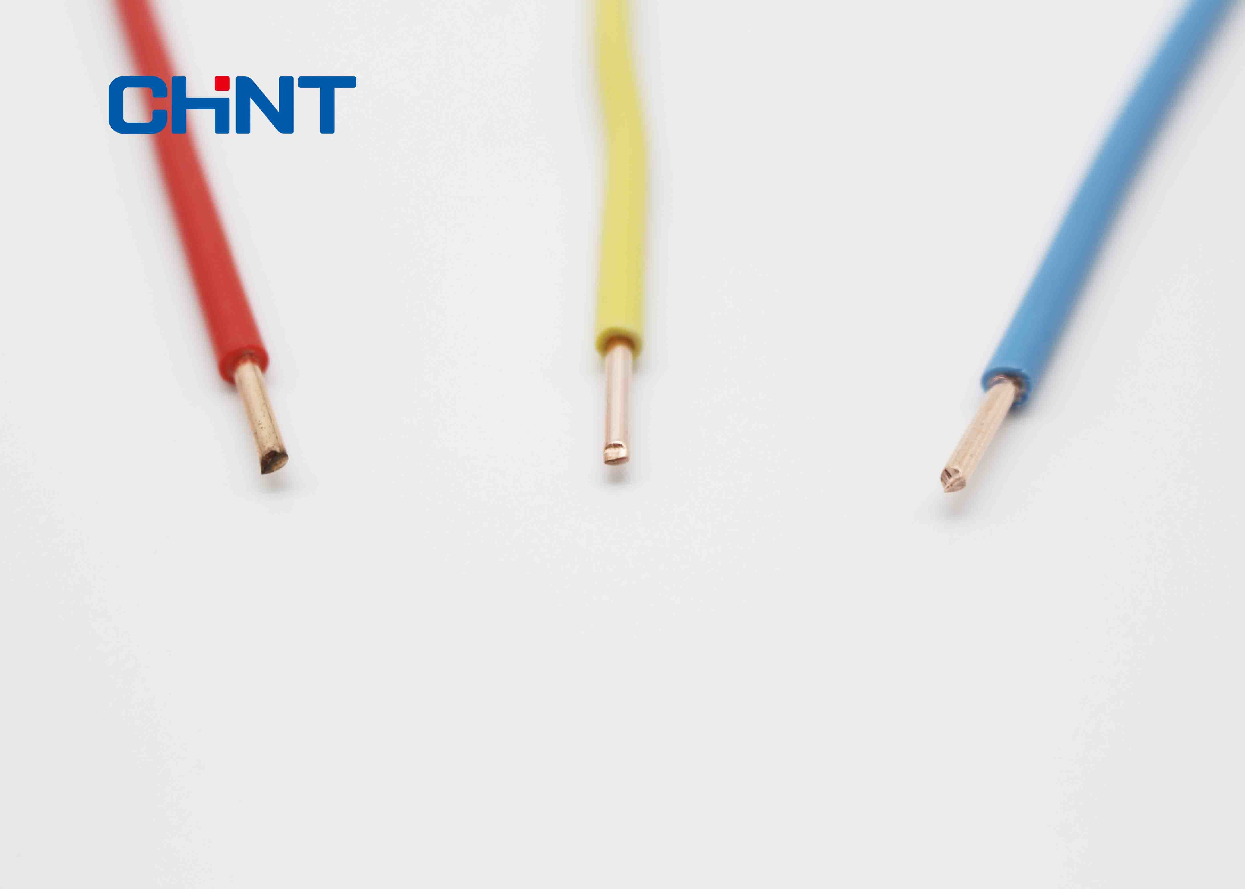 Single Core PVC Insulated Wire , FR PVC Insulated Cable Solid Conductor