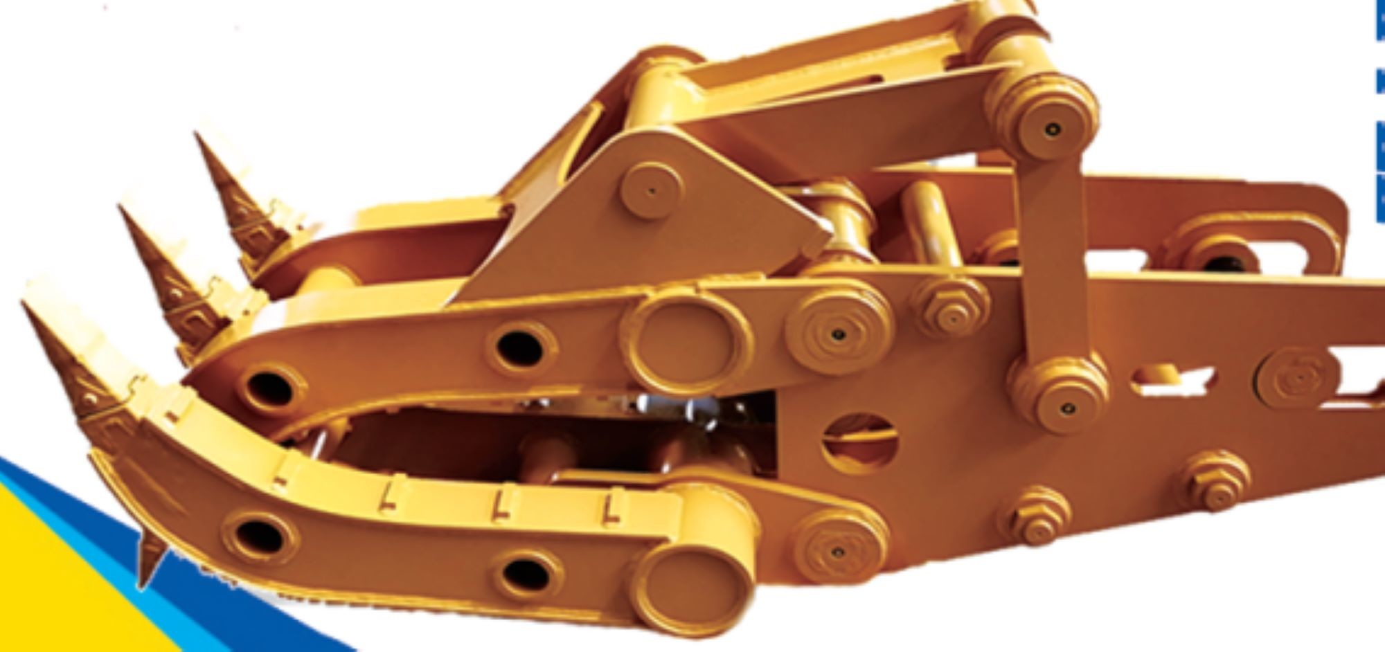 Mini Excavator Hydraulic Grab Wear Resistant For Scrap Steel / wood / stone