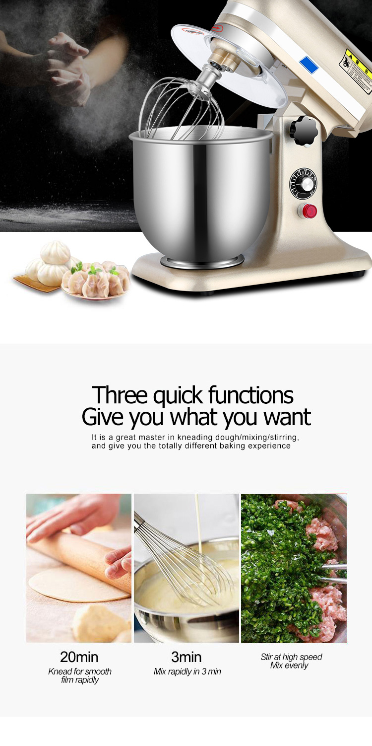 22KG Stainless Steel Multiple Color Spiral Kitchen Dough Mixer for Bread Beverage