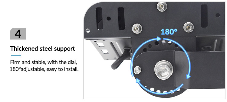 Vibration Proof LED Stadium Lights 250Watt Flood Light For Football Ground Natatorium
