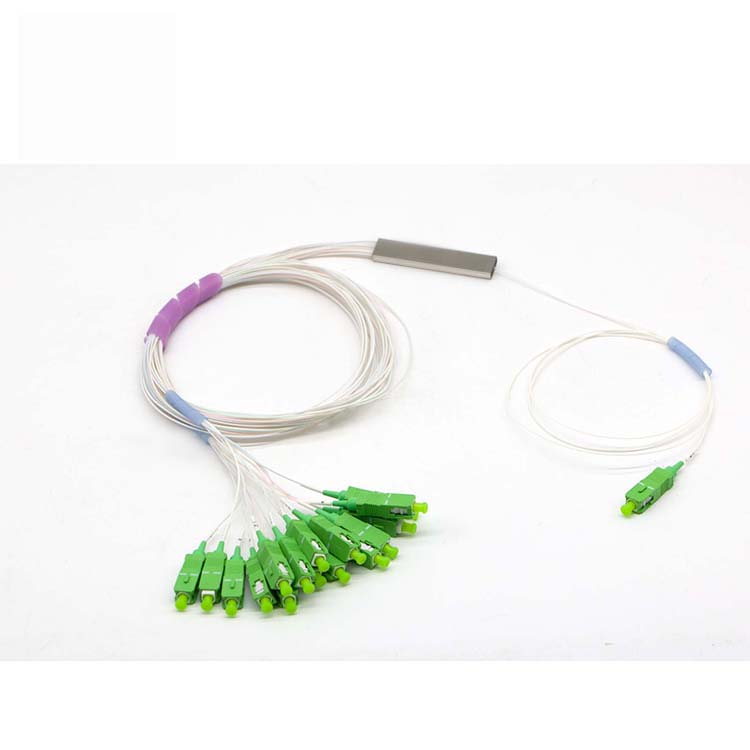 1x8 8 Core PLC FTTH Fiber Optic Splitter GPON EPON SCAPC SCUPC
