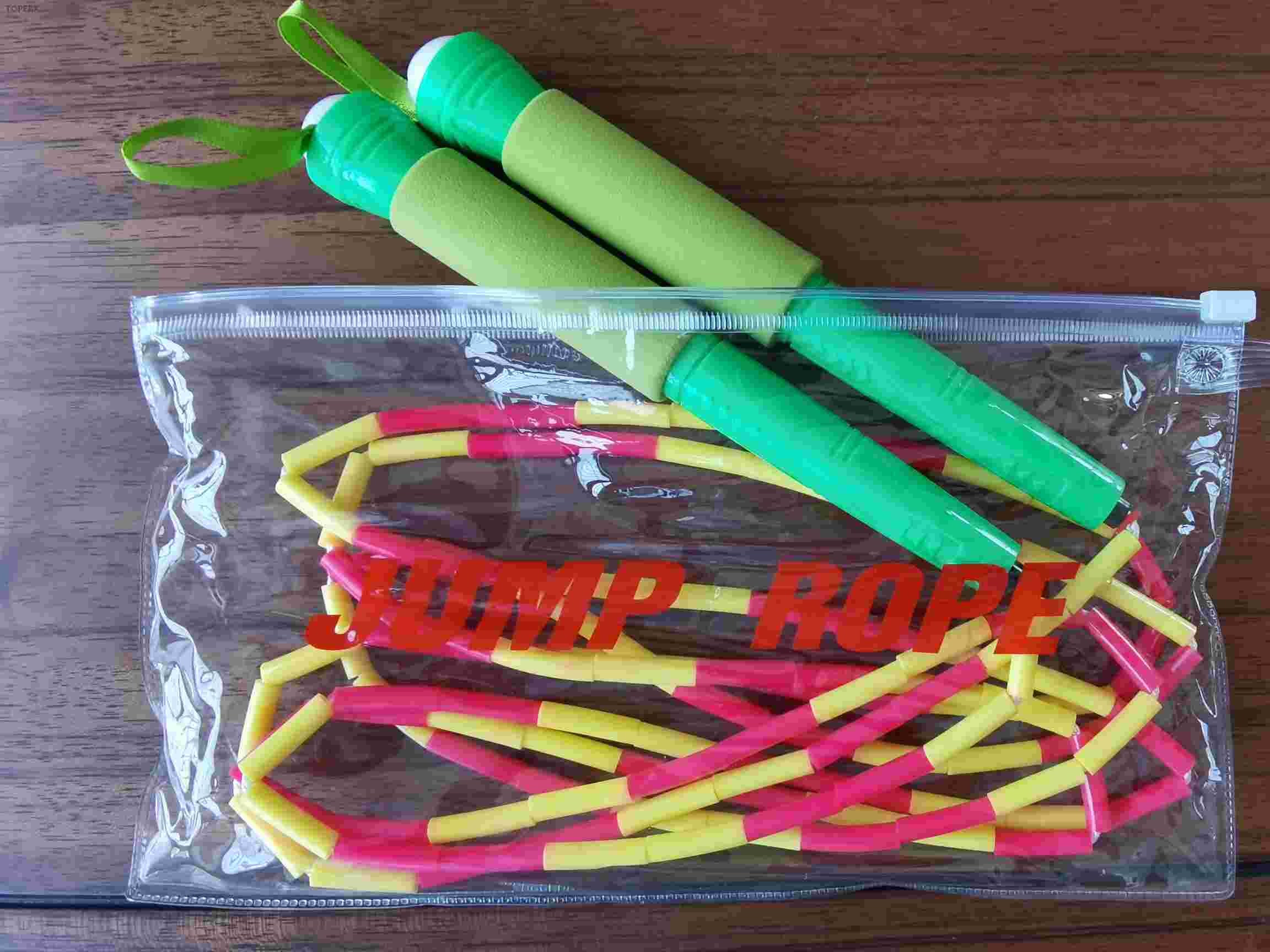 Segmented Custom Jump Ropes Workout For Beginners Female Green 2.7M