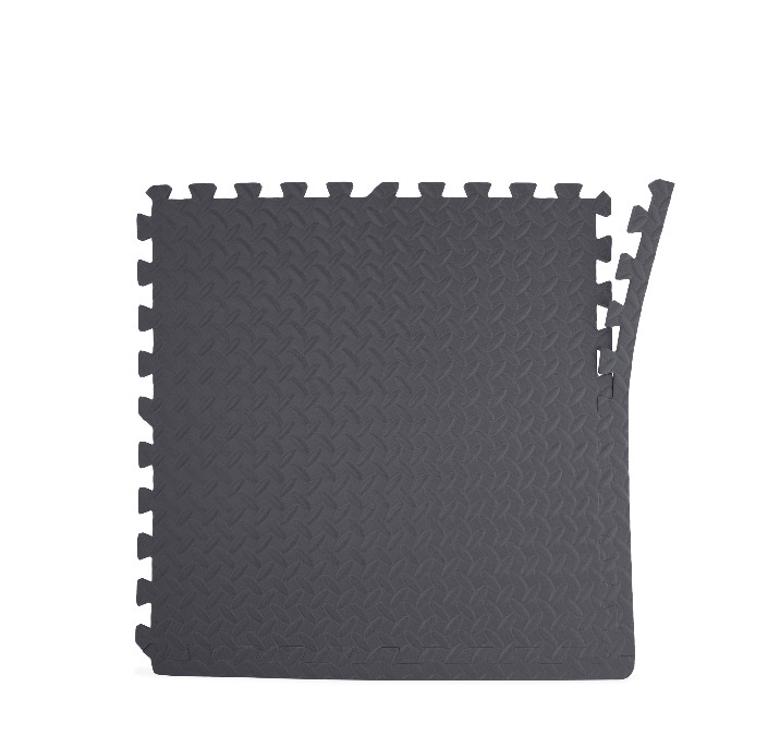 Barbell High Density Interlocking Puzzle Mat, 1/2" Thick Eva Foam Exercise Gym Flooring Mats