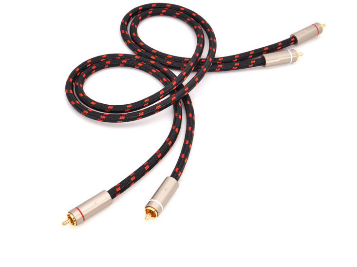 HIFI RCA Jack Cables 3.5mm To 2RCA Audio Cable For TV PC Amplifier DVD Speaker
