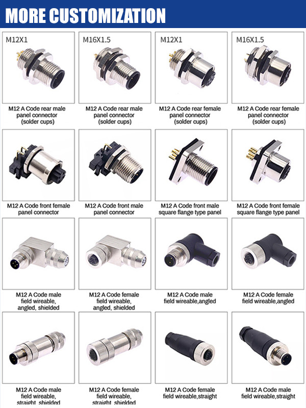 Factory Push-Pull Self-Locking T6 Sealed Plug IP54 Industrial Connector, Circular Waterproof Connector M B Series