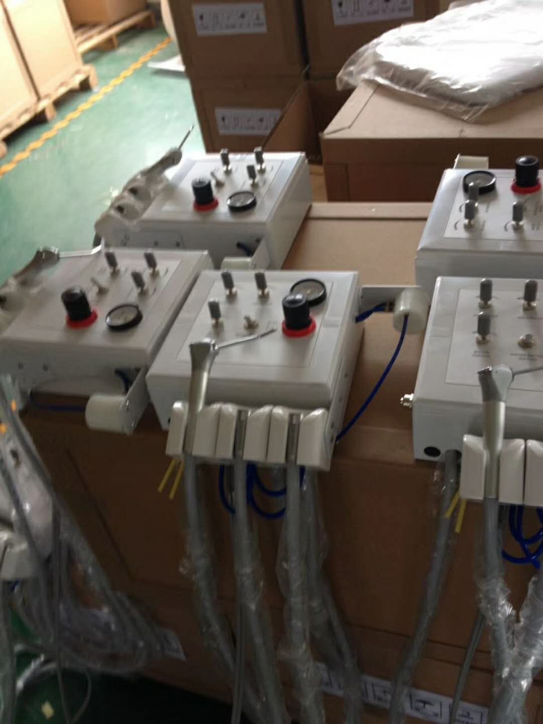 Wall Type Hanging Dental Lab Portable Air Turbine System Unit