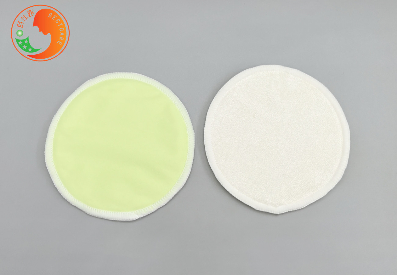 Comfort Washable Breast Pads Clothing Microfiber TPU PUL Towel Postpartum Leaking Proof OEM