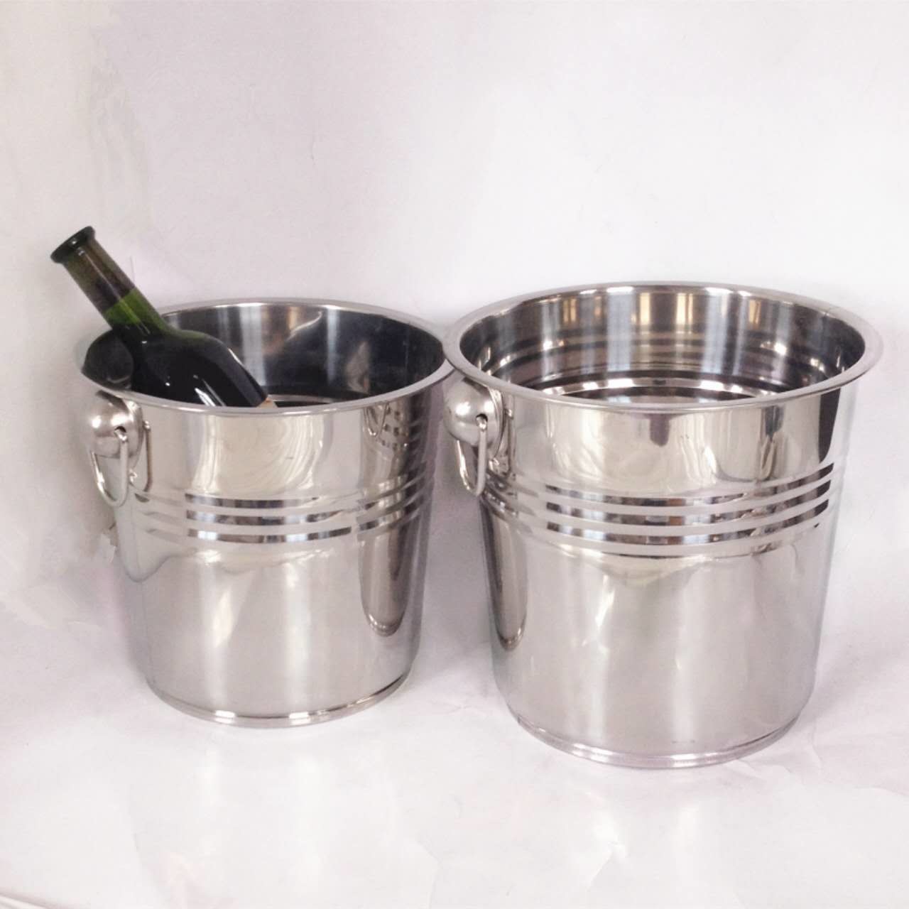 popular style stainless steel bucket for cool the beer & 5-10L ice bucket & ice container