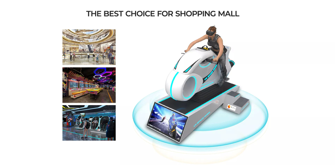 Fiberglass 9d VR Motorbike Simulator Virtual Reality Race Car Equipment
