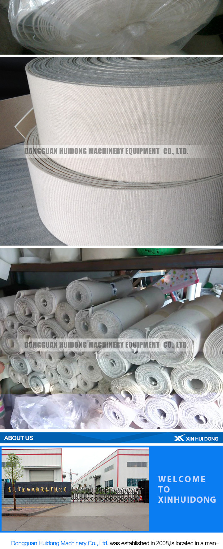 Portable Belt Driven Live Flat Belt Conveyor Oil Resistance For Transport Goods