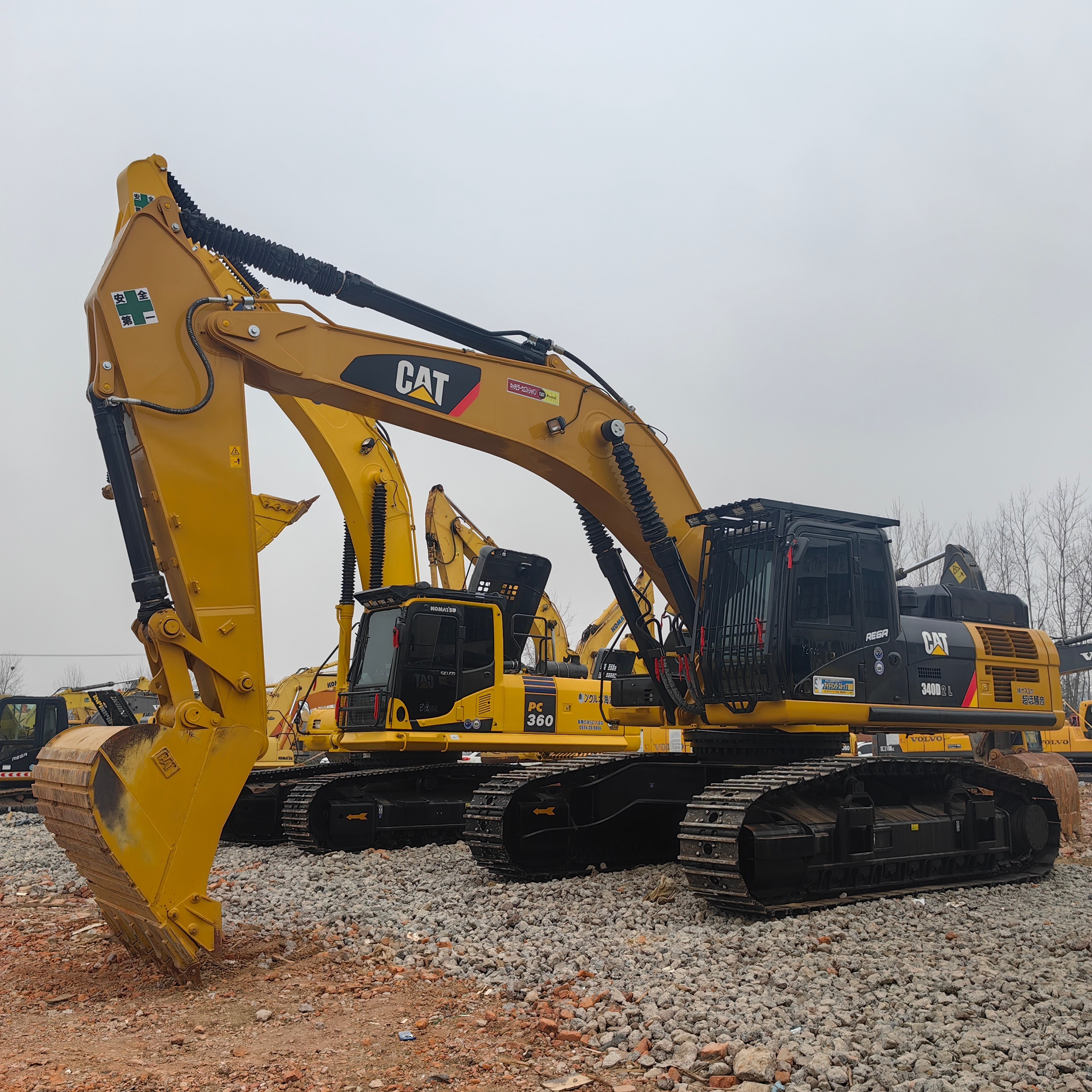 Used CAT 340D2L Excavators Heavy 40Ton Caterpillar Hydraulic System Machinery