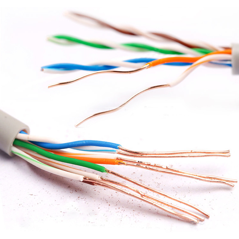 0.56mm 1000ft 4P Twisted Pair Cat5e LAN Cable , 1000ft UTP Cat 5e 4p